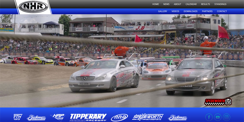 National Hot Rod homepage screenshot