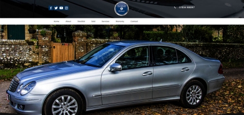 Screenshot of the Turnbull & Oliver website frontpage