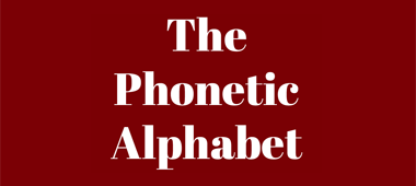 The Phonetic Alphabet website logo